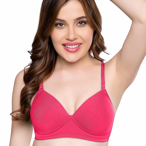 TRYLO Riza BAE Soft Padded Non-Wired Bra for Women Full Comfort Fit